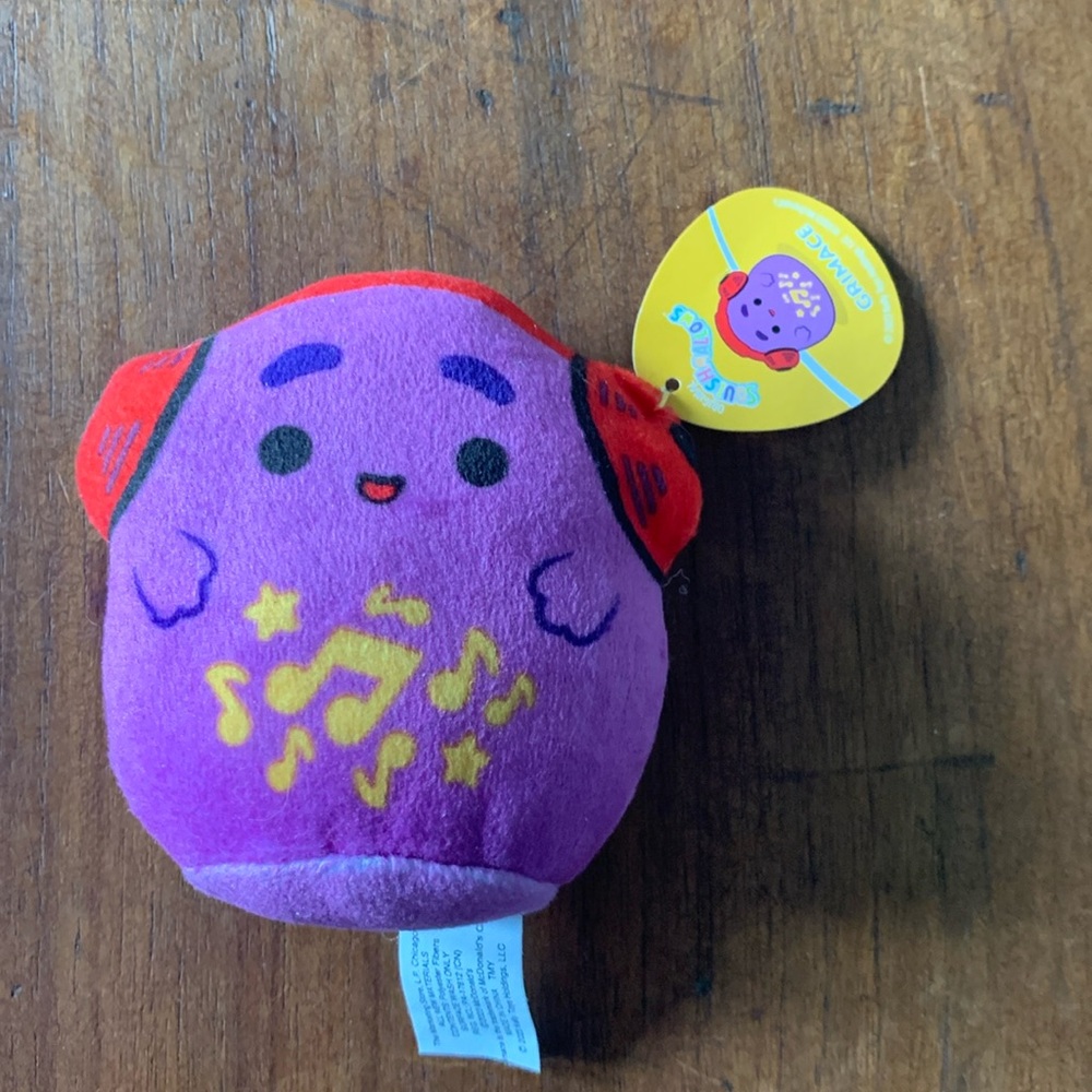 NWT Squishmallow Grimace‎ 3”